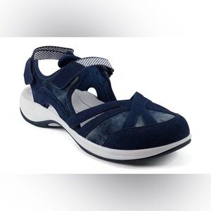 Easy Spirit Womens Esplash Sandal Dark Blue Size 8.5n
